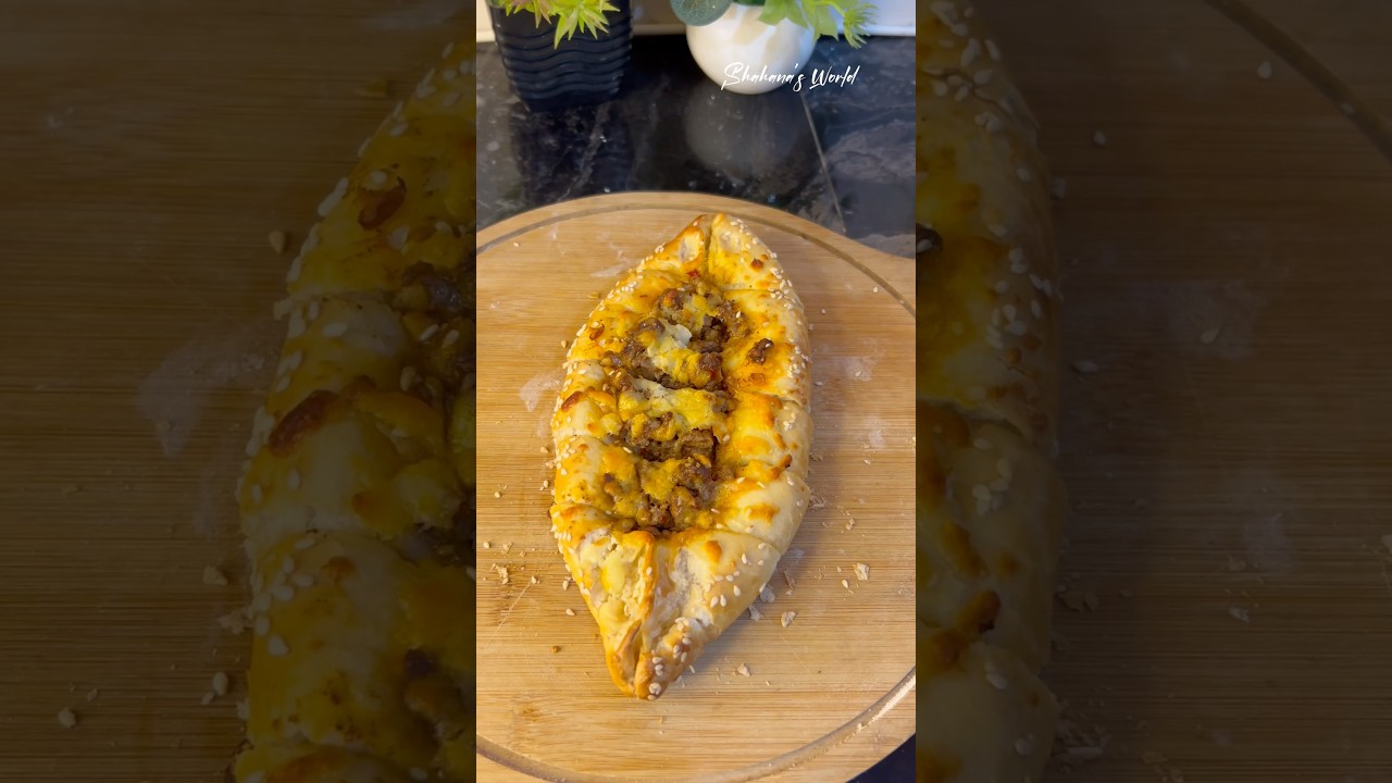 Homemade turkish pizza recipe | Fatayer (Turkish pizza) #turkishpizza