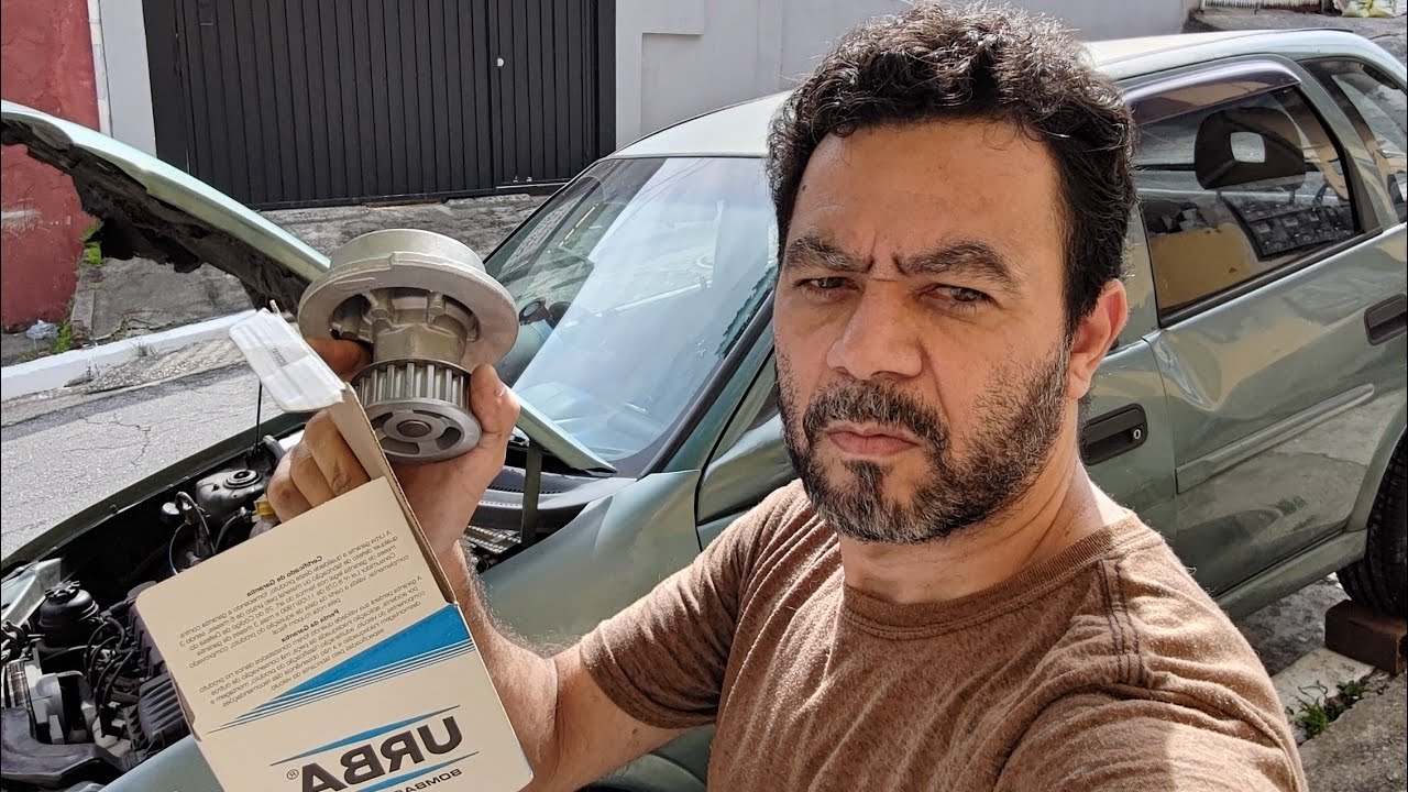 Como trocar a bomba d'água do Corsa , bomba d'água do Corsa 99 tubo  da bomba d'água do Corsa