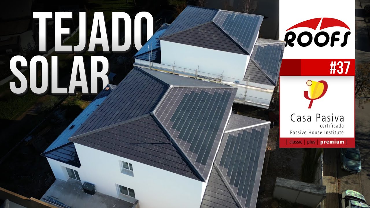 TEJADO SOLAR con TEJA FOTOVOLTAICA: Así se INSTALAN LAS TEJAS SOLARES | ROOFS 🔴
