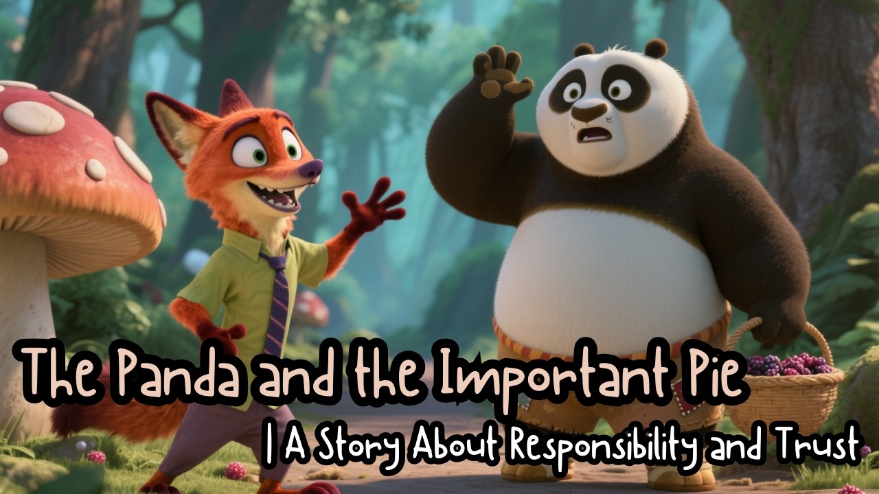 The Panda and the Important Pie 🥧 | A Story About Responsibility and Trust
