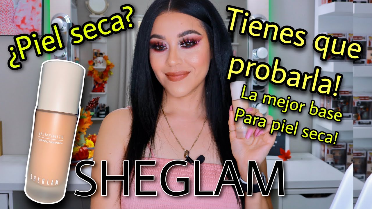 ENCONTRE LA BASE PERFECTA PARA PIELES SECAS SKINFINITE HYDRATING FOUNDATION #SHEGLAM #SKINFINITELOVE