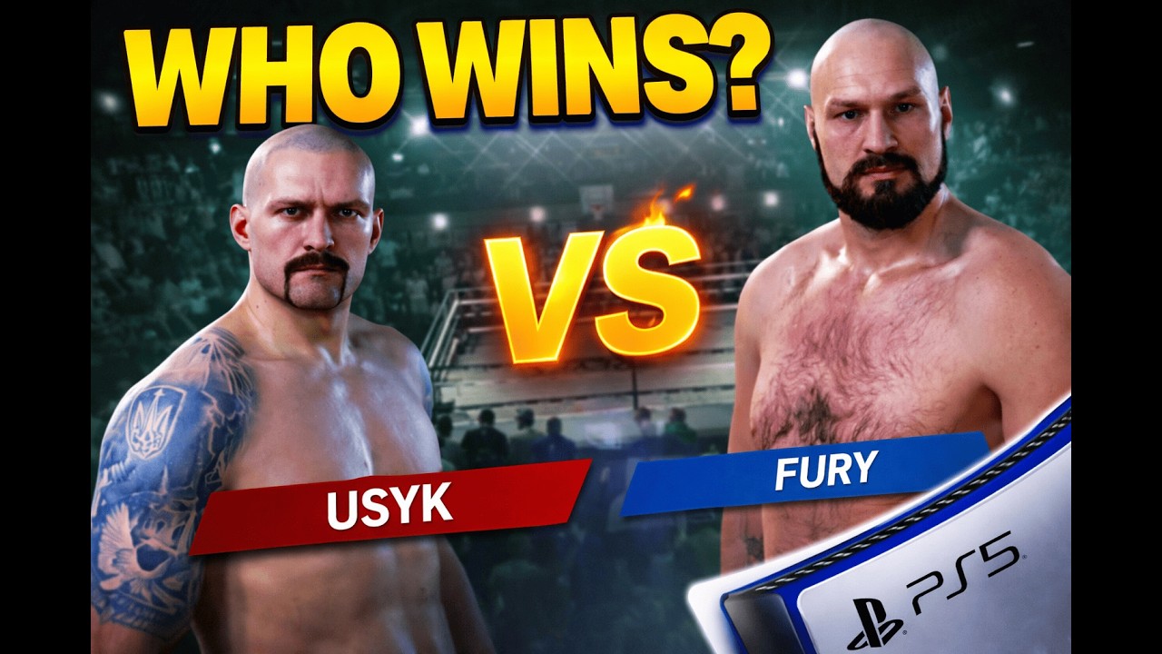 Oleksandr Usyk vs Tyson Fury | Who Wins This Fight? 🥊 | Undisputed Boxing Simulation