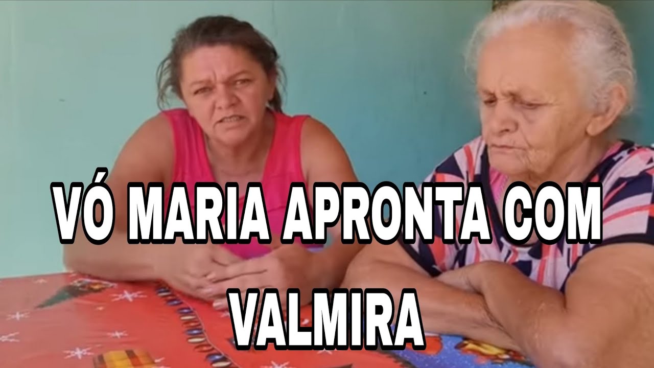 VALMIRA NÃO GOSTOU DA SURPRESA,  E FICOU UM CRIMÃO EM FAMÍLIA. 