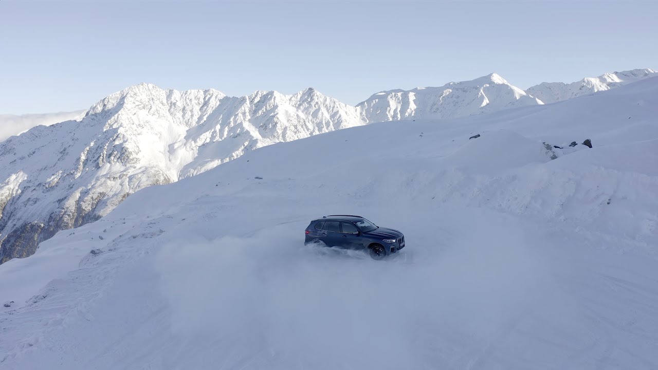 [DJI Mavic 2 Pro & Ronin S] - Drifting on Ice - BMW Winter Technic Drive in the Austrian Alps