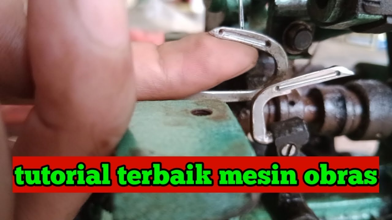 tutorial terbaik cara mengatasi mesin obras tidak menganyam, hasil obrasan loncatan