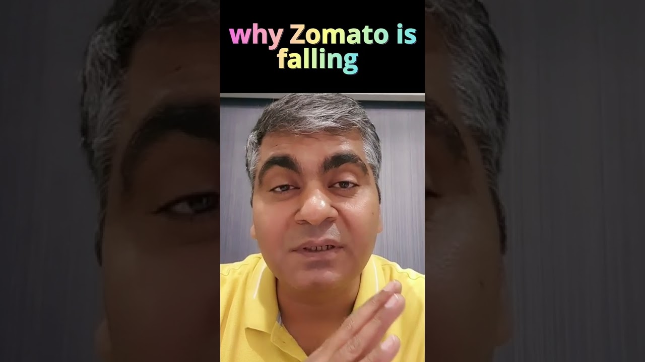why Zomato share price is down #shorts #zomato #stockmarket #share