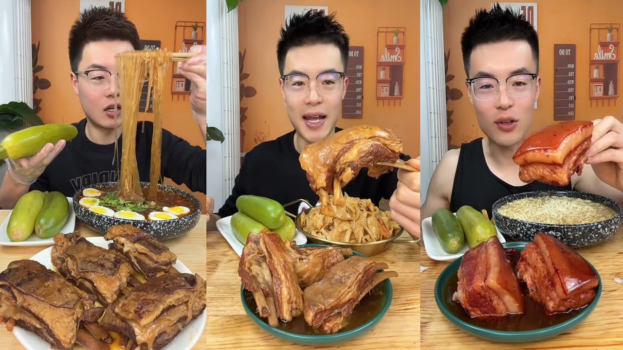 【ASMR】【MUKBANG】東坡肉 BRAISED PORK BELLY | EATING SHOW |CHINESE MUKBANG |食べ |吃播 FANG ASMR #咀嚼音 #180