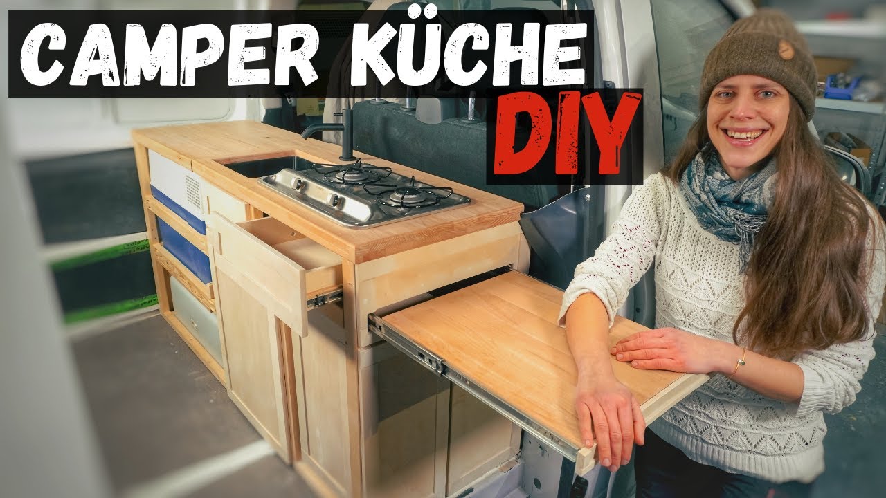 Wohnmobil Küche im Vito Camper Ausbau | Alles drin auf kleinem Raum im Camper | Vito Selbstausbau