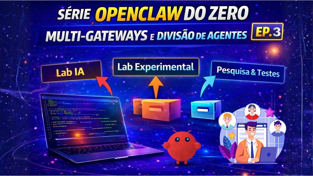 OpenClaw EP.3: Múltiplos Workspaces com Múltiplos Agentes