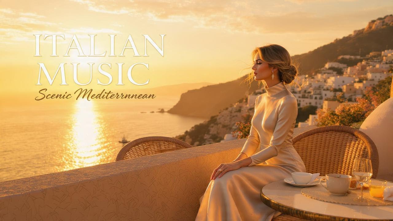 🎶 Italian Vibes & Mediterranean Music 🎶 2+ Hours Amalfi Coast & Lake Como Relax Trip 4K