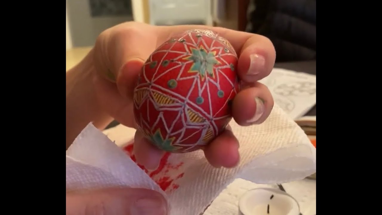 Pysanky Egg Designs for Beginners: Step 2