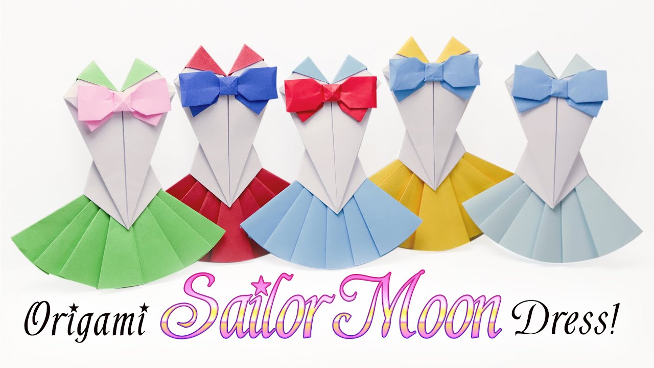 Origami Sailor Moon Dress Tutorial - Paper Kawaii