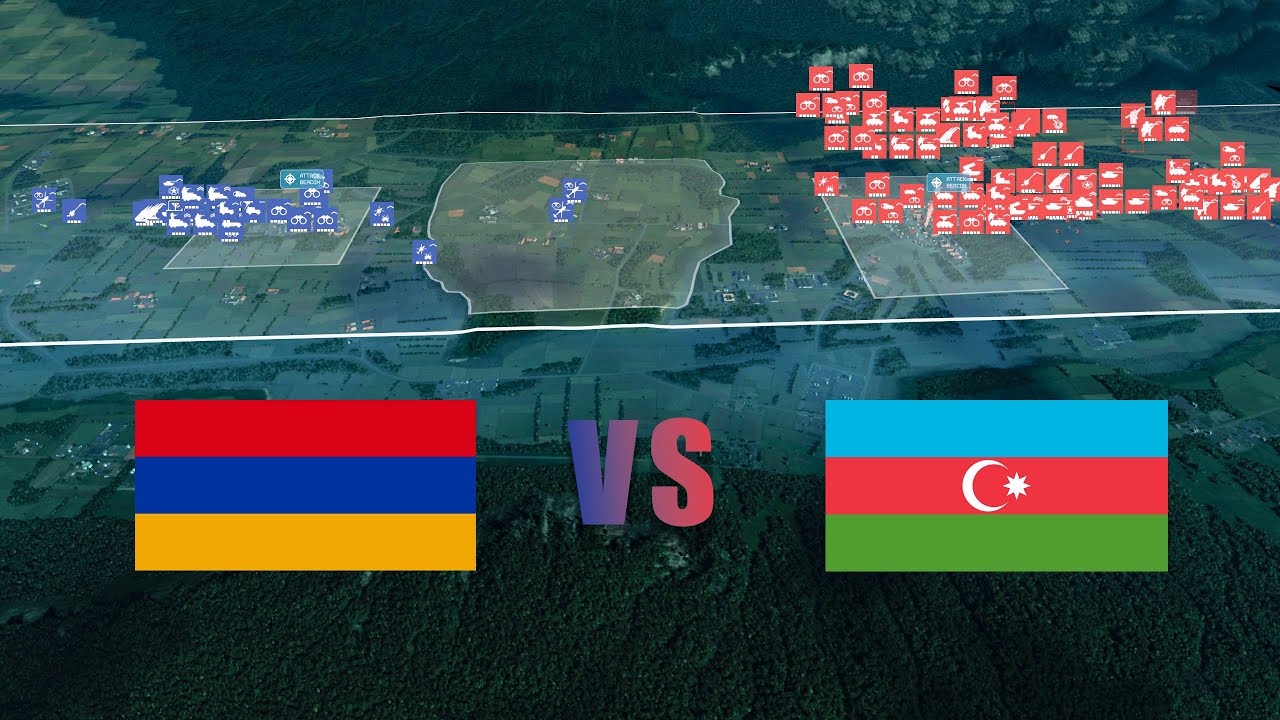 50.000 ARMENIAN ARMY vs 150.000 AZERBAIJAN ARMY | WARNO