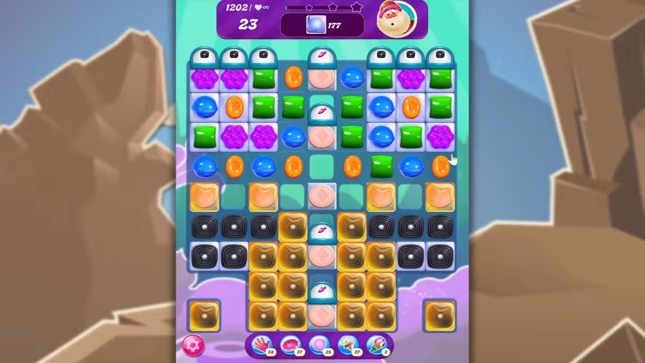Candy Crush Saga LEVEL 1202 NO BOOSTERS (new version)🐟☑️