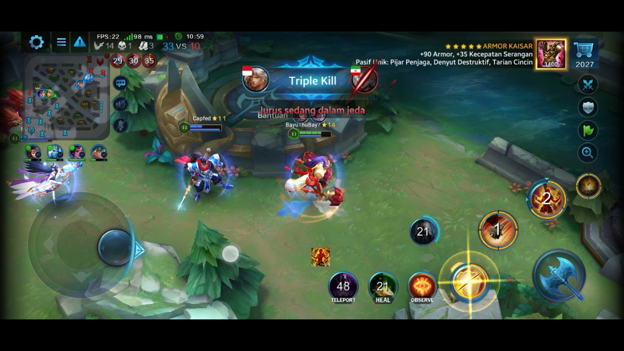 Heroes Evolved ASIA Gideon New Skin Build Gameplay Ranked S19