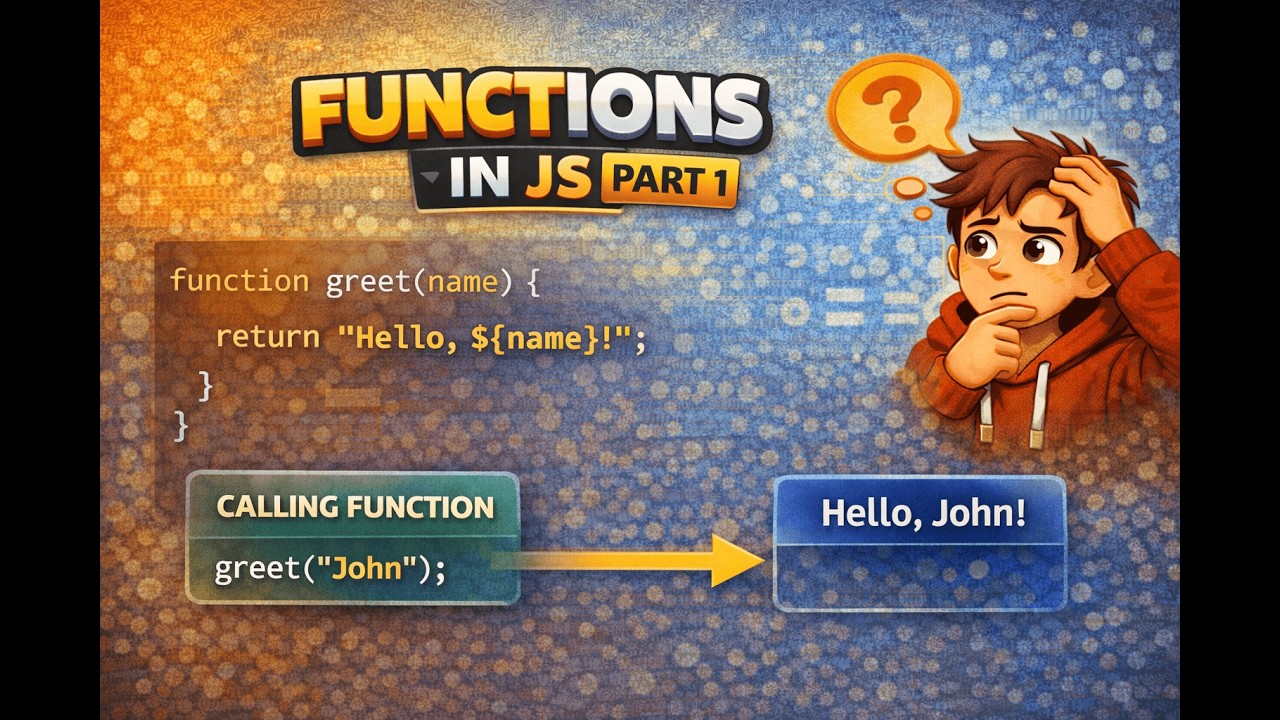 Functions in JavaScript Part 1 | Learn JS Functions Step by Step | JS-tutorial