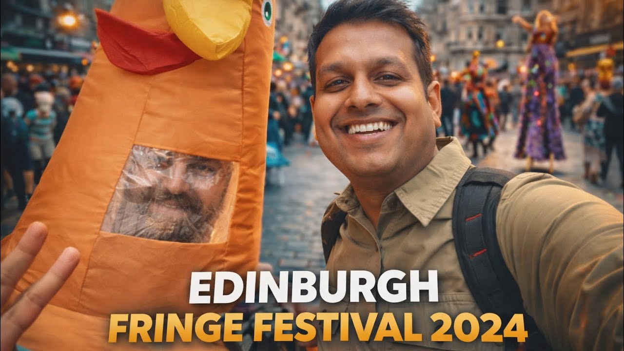 Edinburgh Fringe Festival , 2024 #vlog #lifeabroad