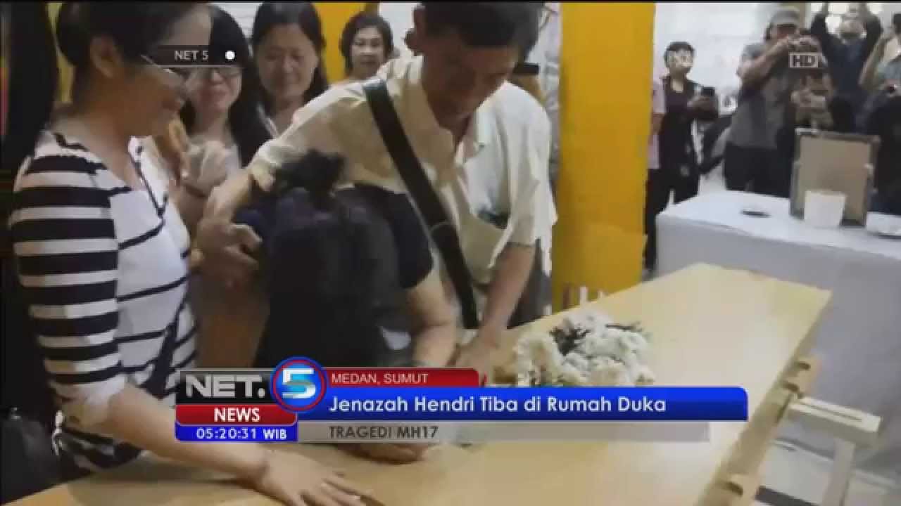 Jenazah Hendri Korban Tragedi MH17 Tiba di Medan -NET5