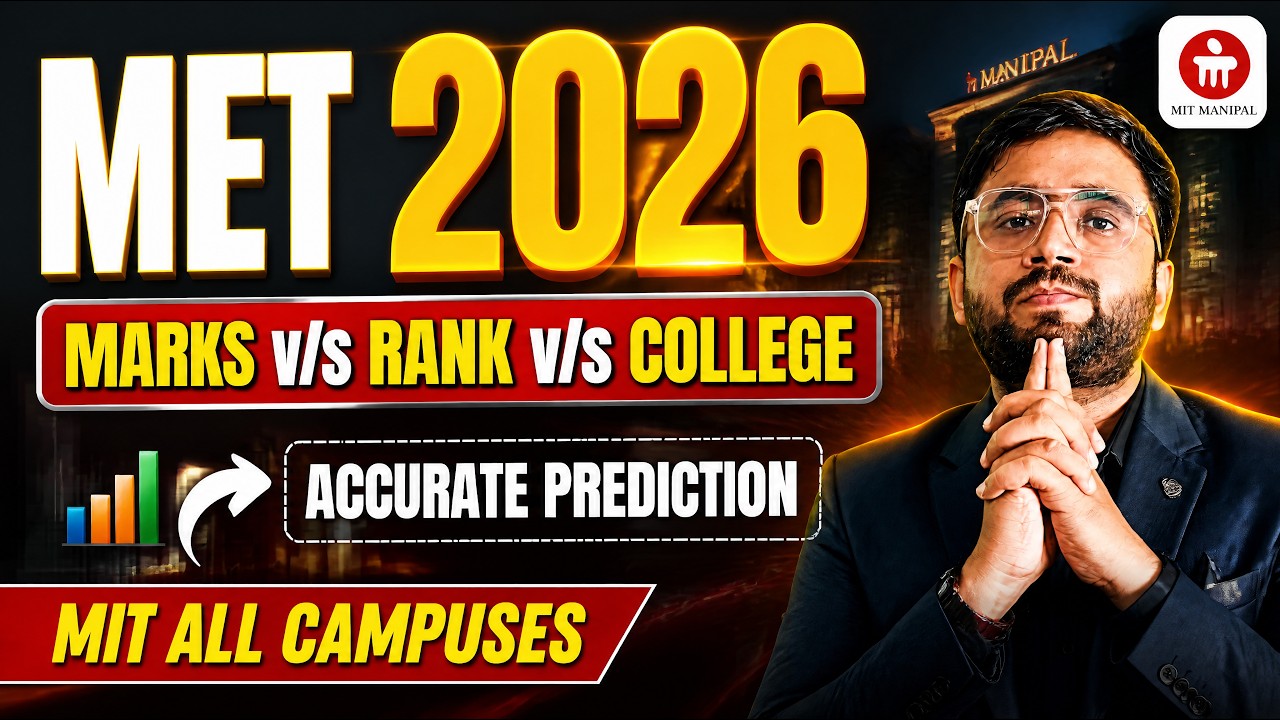 MET 2026 Rank vs Branch vs Campus 🔥 Which MIT Campus Can You Get?
