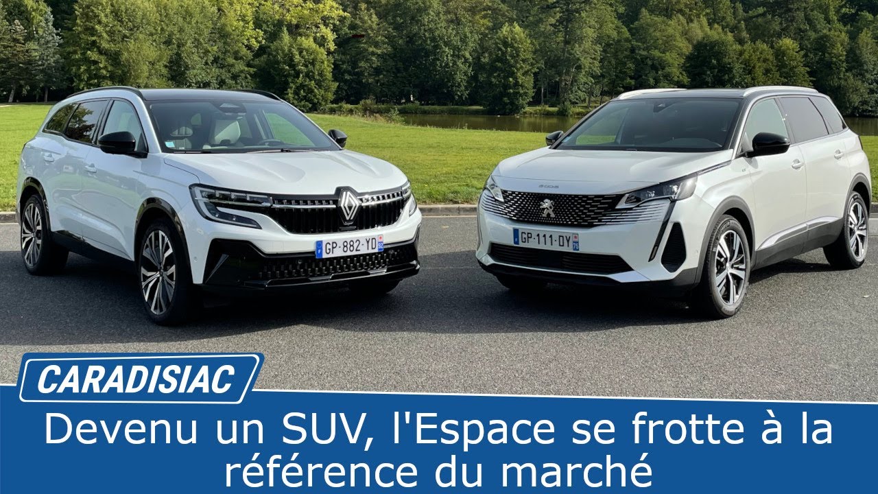 Renault Espace vs Peugeot 5008 : le match des SUV 7 places
