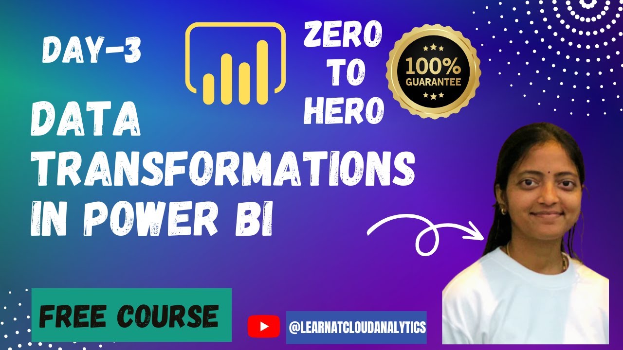 Day-3 | Data Transformations in Power BI | Power BI Zero to Hero | Power BI Job & Ready Free Course