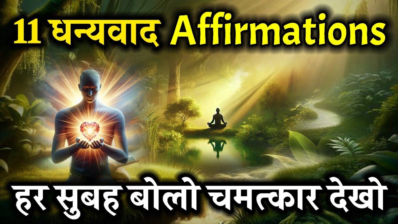 "हर सुबह सुनो–11 शक्तिशाली Gratitude Affirmations | Spiritual Success 