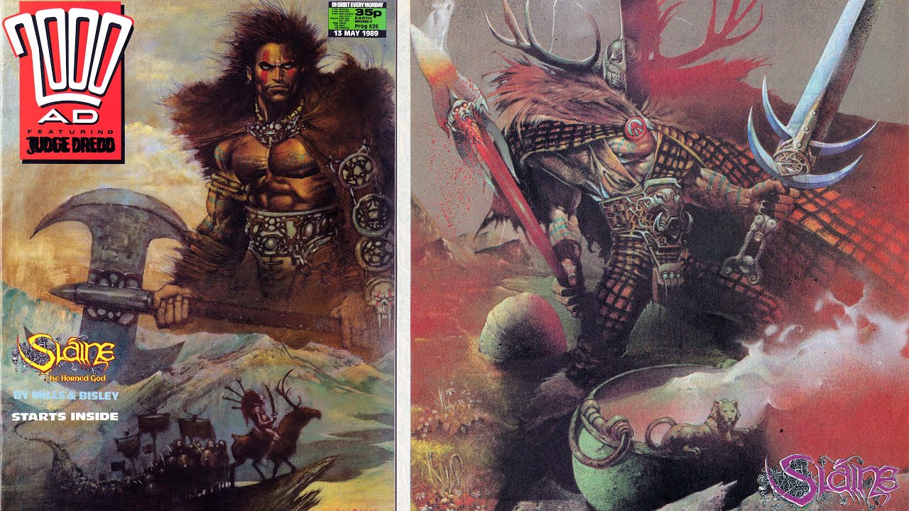 Slaine: The Horned God - Book 1, Part 1 (1989) 2000 A.D. by Simon Bisley & Pat Mills