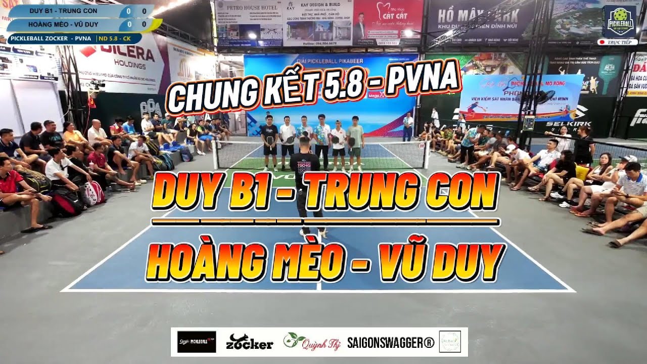 Chung kết 5.8 - 🏆GIẢI PICKLEBALL ZOCKER CUP - PVNA VŨNG TÀU