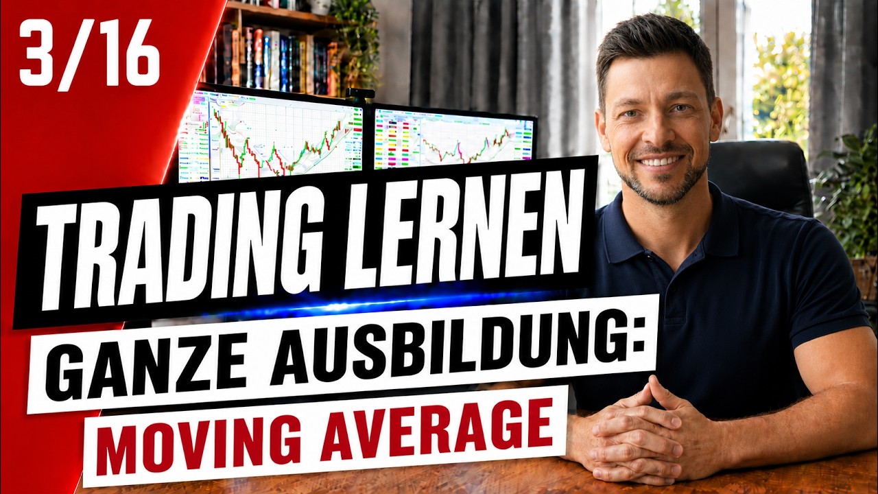Traden lernen Video 3: Moving Average Indikator (Daytrading lernen für Anfänger)
