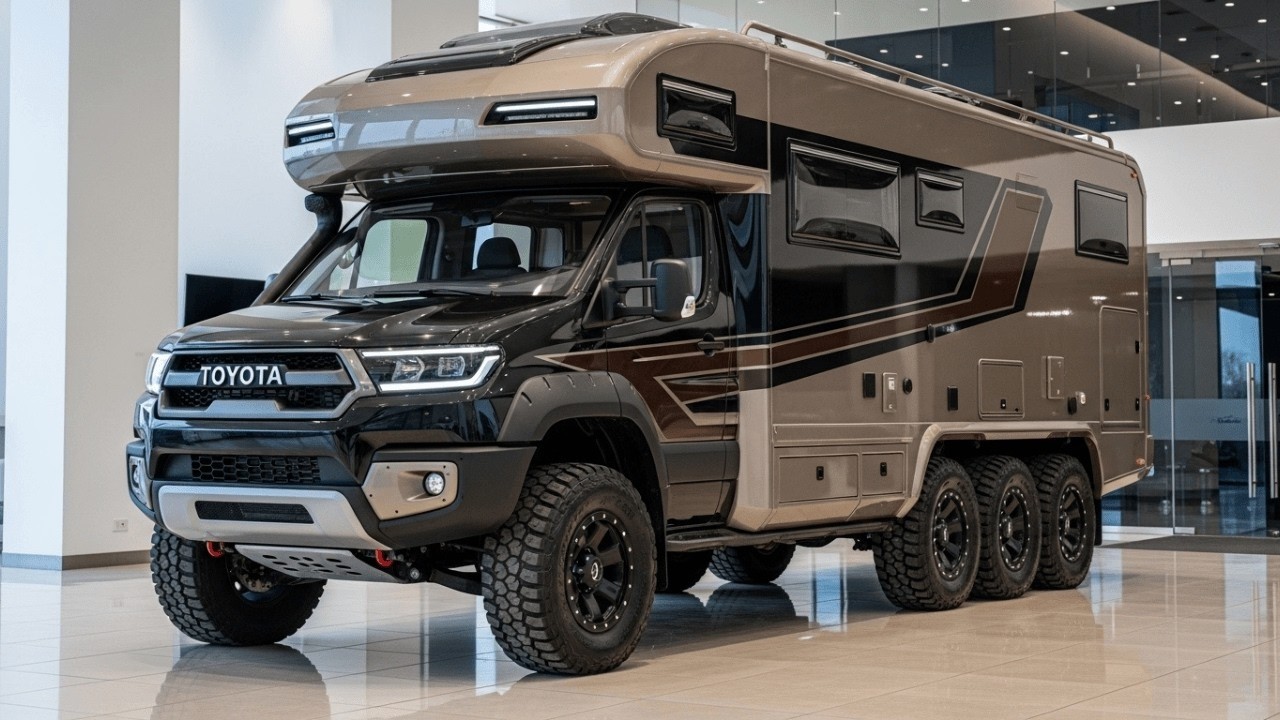 Futuristic Toyota Motorhome Looks Like a Rolling Luxury Mansion || 2027 USA motorhome || USA 2027