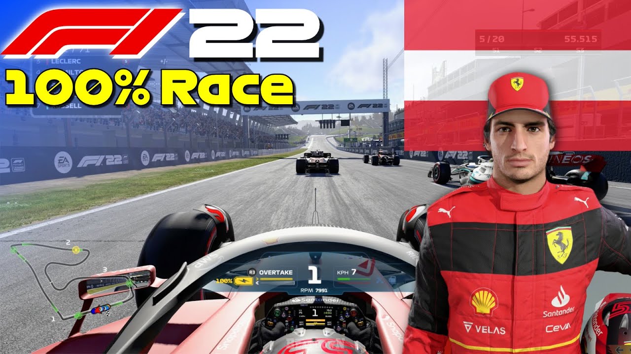 F1 22 - Let's Make Sainz World Champion #11: 100% Race Austria