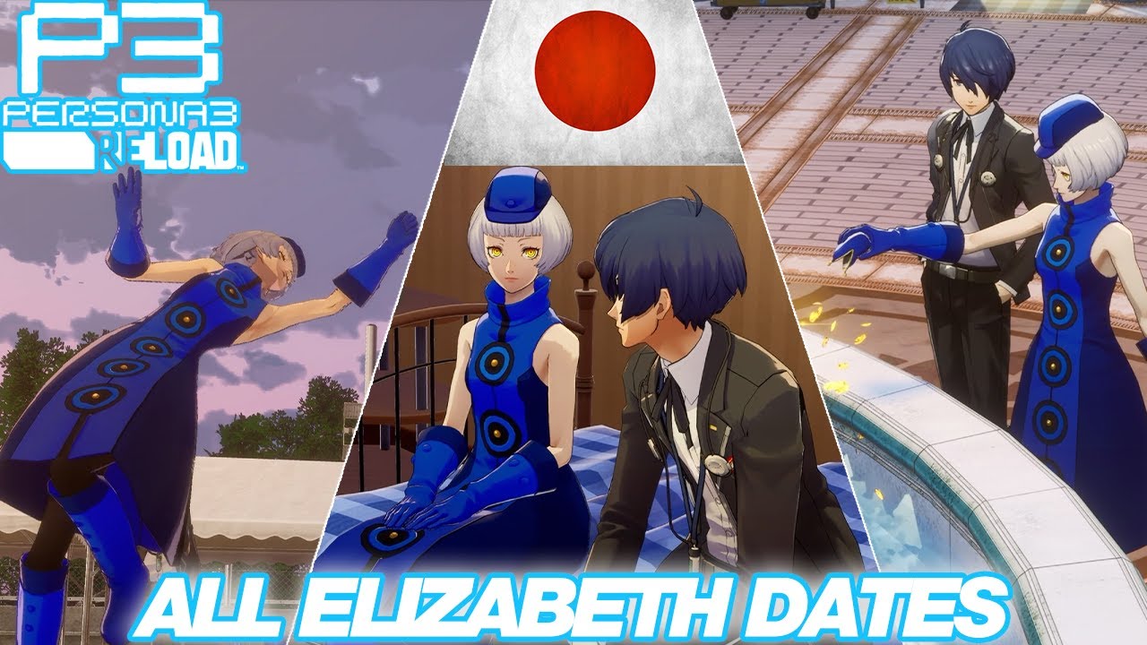 All Elizabeth Dates(VA:Miyuki Sawashiro ) | Persona 3 Reload (Japanese w/English Subtitles)