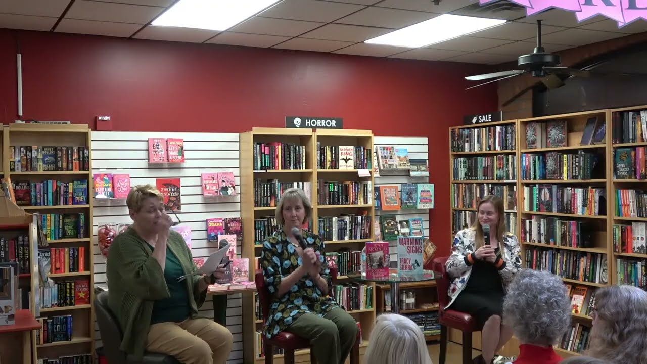 Jenn McKinlay on Booking for Trouble & Tracy Sierra on Warning Signs