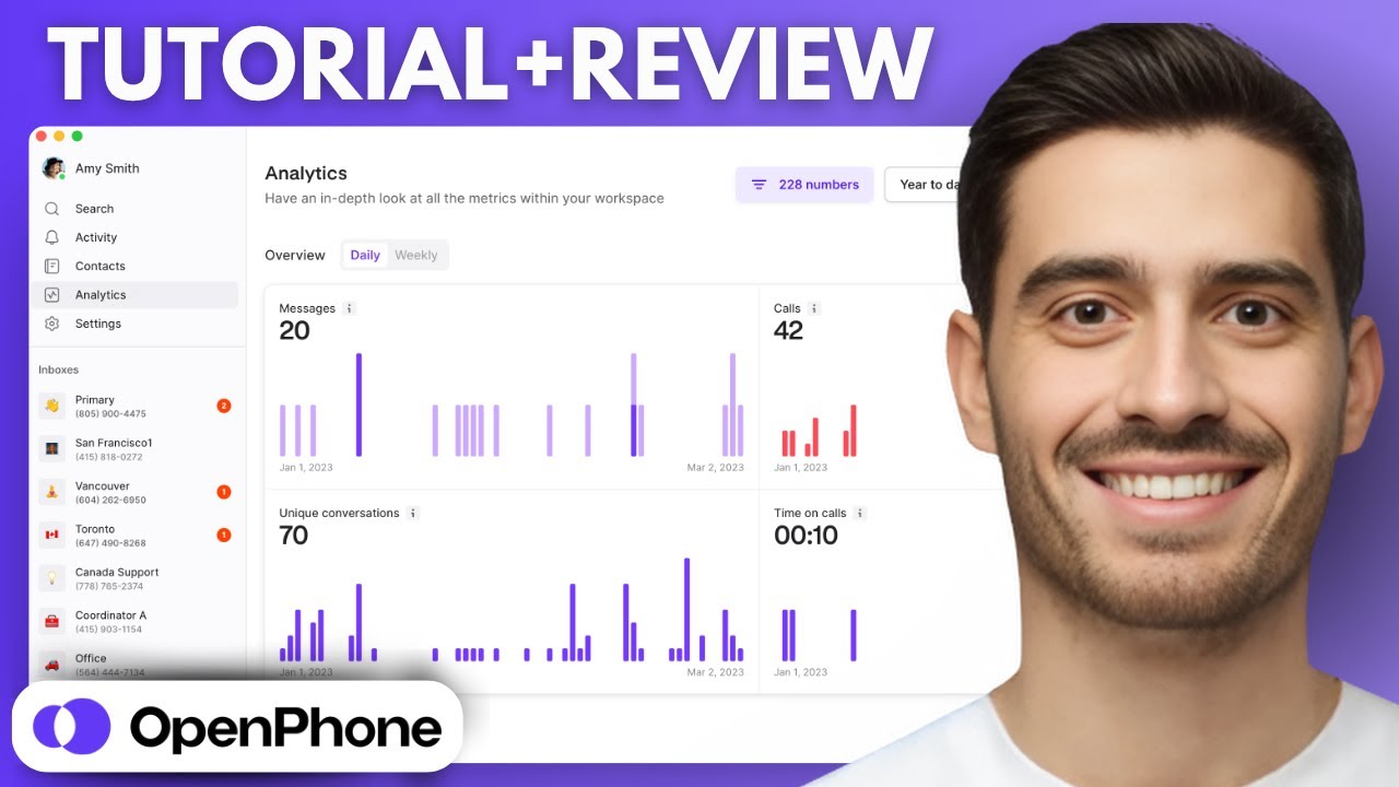 OpenPhone Tutorial + Review (2026) | Best Business Phone System?
