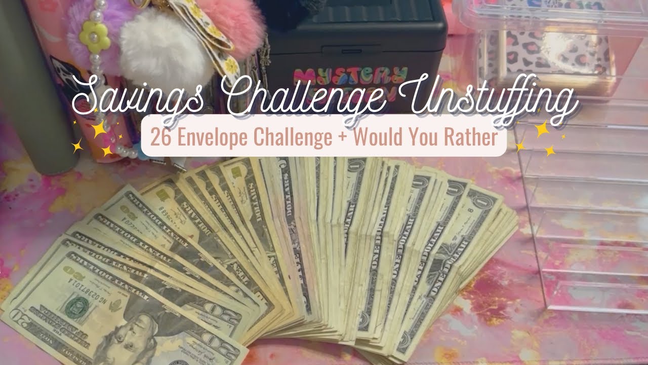Unstuffing My Savings Challenge!┃