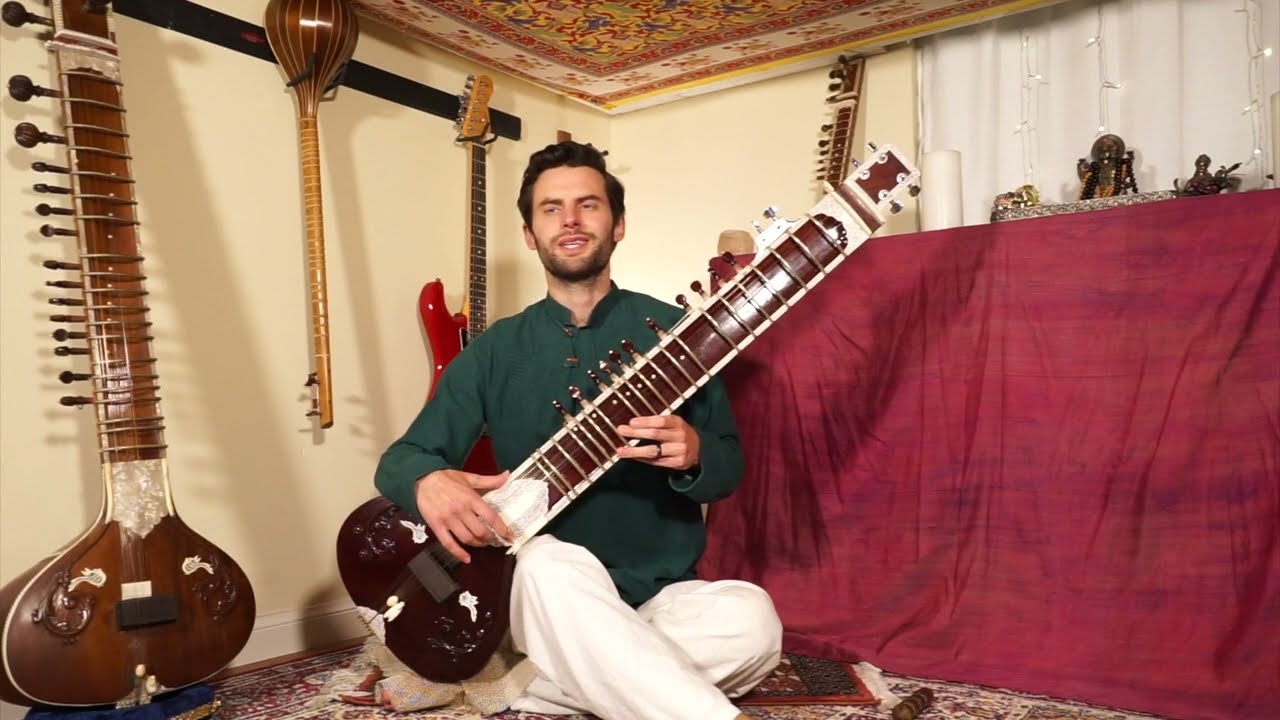Travel Electric Sitar. Varanasi Gandhar-Pancham made for Will Marsh Music.