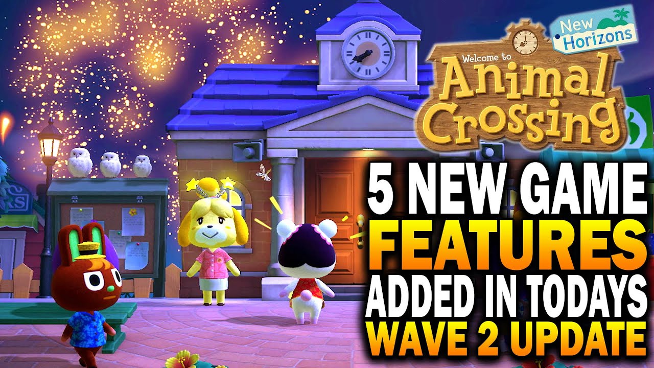 5 New Game Features Added In Today's Animal Crossing New Horizons Update