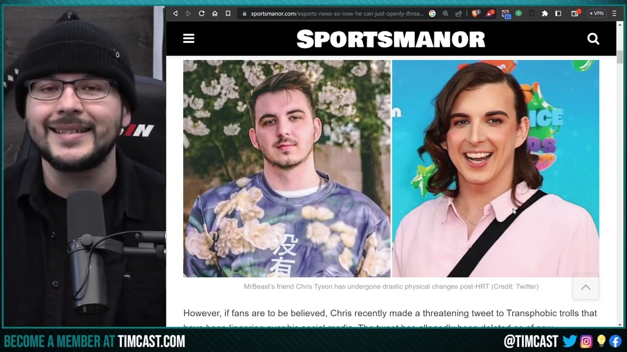 Mr Beast's Chris Tyson Old tweets Surface Showing He Used To MOCK Trans Leftists, Supported Trump