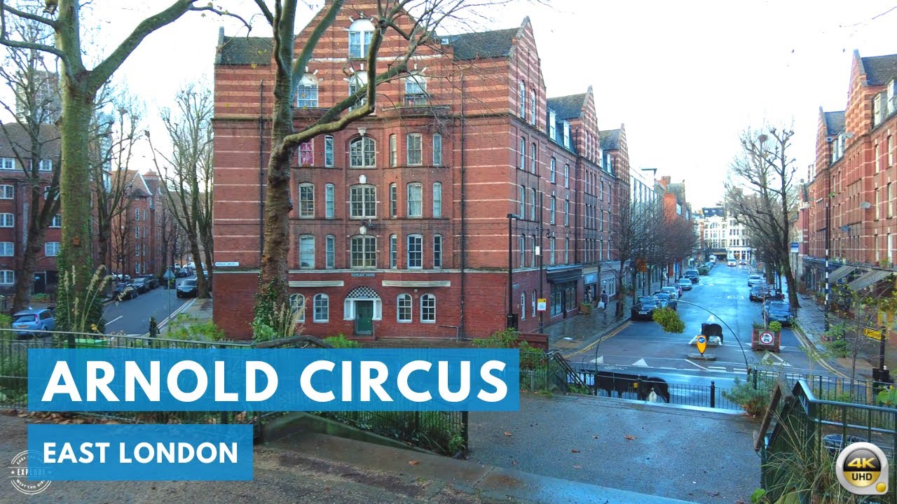 Walking tour of Arnold Circus in Shoreditch, East London