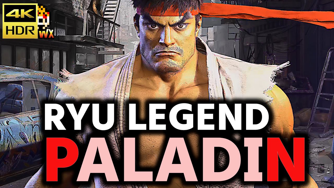 SF6: Paladin  Ryu Legend  VS JP | sf6 4K Street Fighter 6