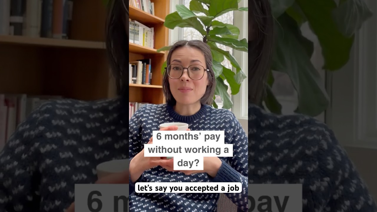 6 months&rsquo; pay without working a day? ⬇️