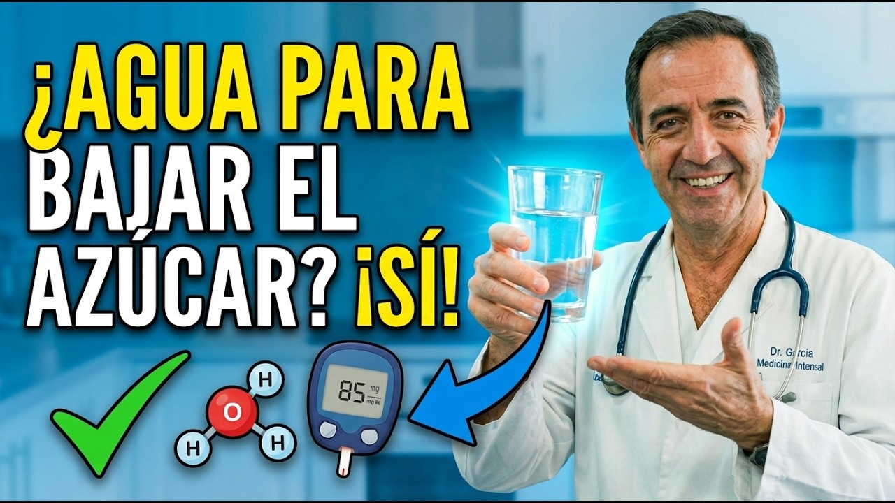 El Protocolo de Agua para Bajar el Azúcar en Sangre después de los 60