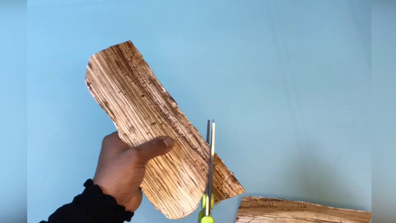 DIY-How To Make Slippers with Arecanut leaf// easy handmade chappal craft ideas #Palam leaf Sandals