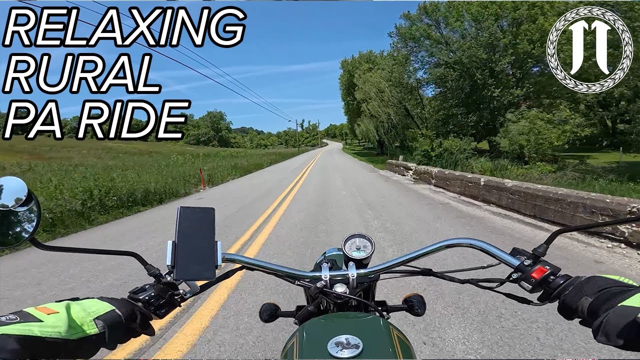 John rides his custom Janus through rural Pennsylvania