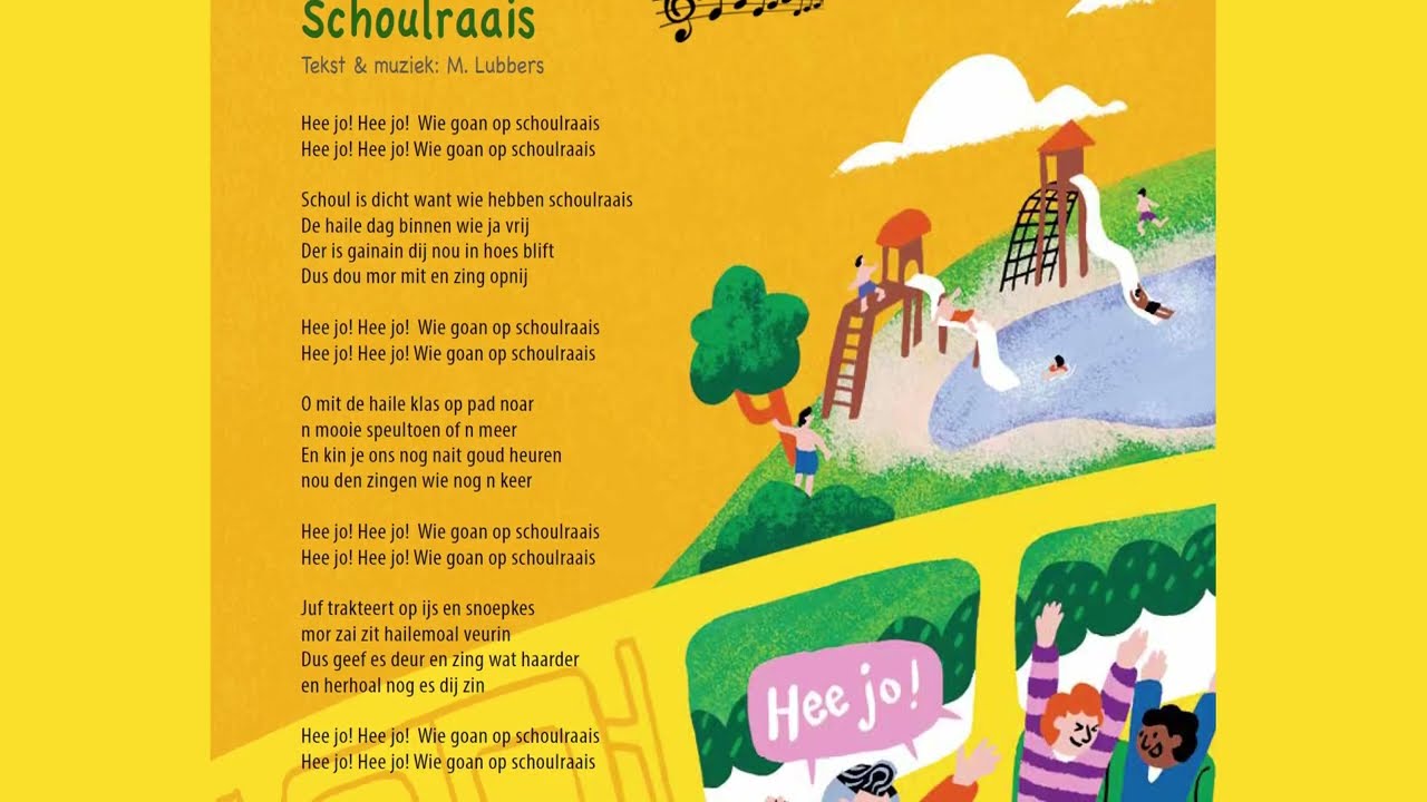 Liedje Schoulraais - Gronings