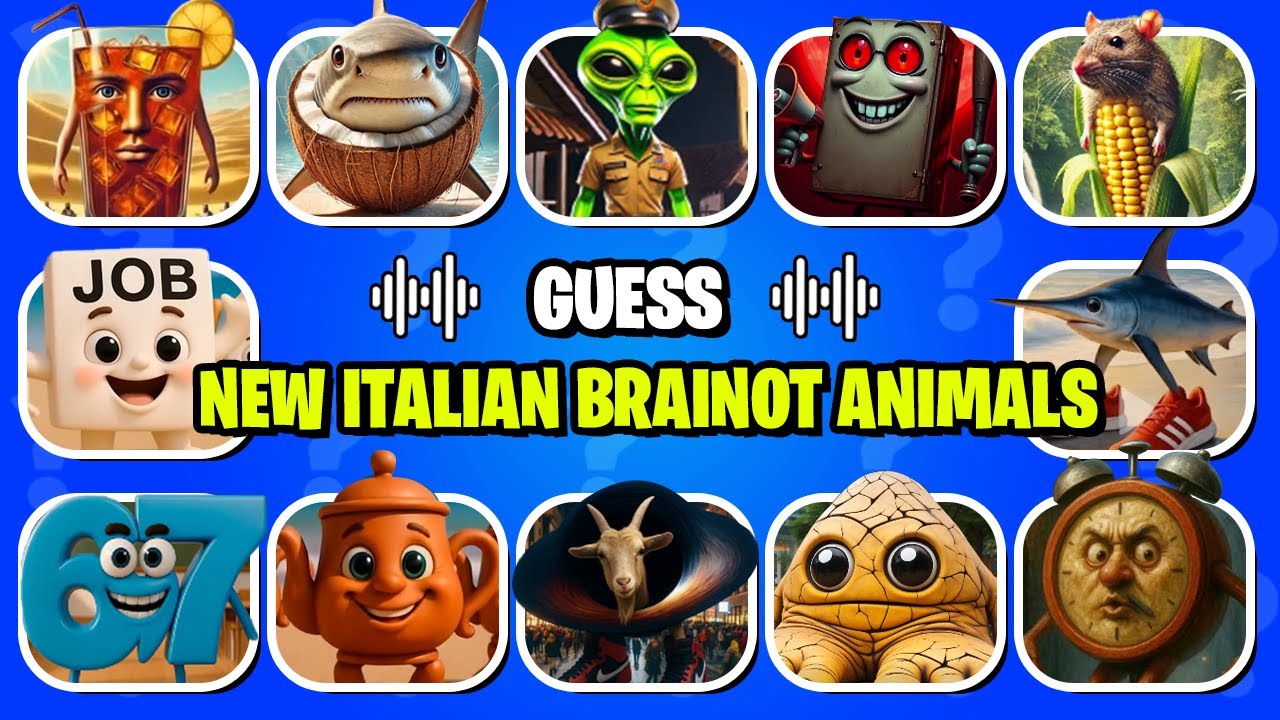 Guess New ITALIAN BRAINROT ANIMALS MEME | Zip Zip Zip, Tang Tang kelentang, La Vaca Black Hole