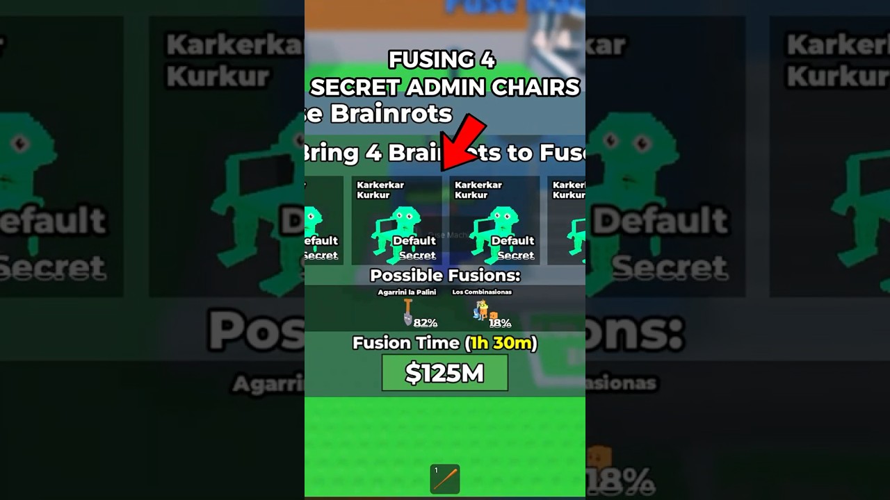 FUSING 4 SECRET ADMIN CHAIRS in the FUSE MACHINE! 😱