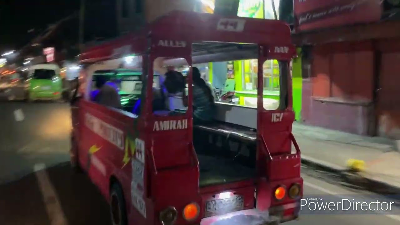 Jeepney NIGHT RIDE #1!  Cebu, Philippines