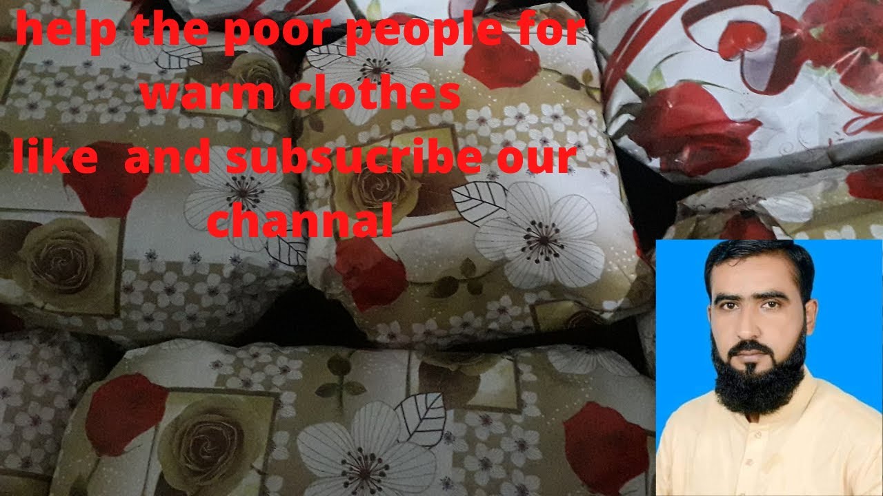 Giving warm clothes to poor people l Mehboob Hussain