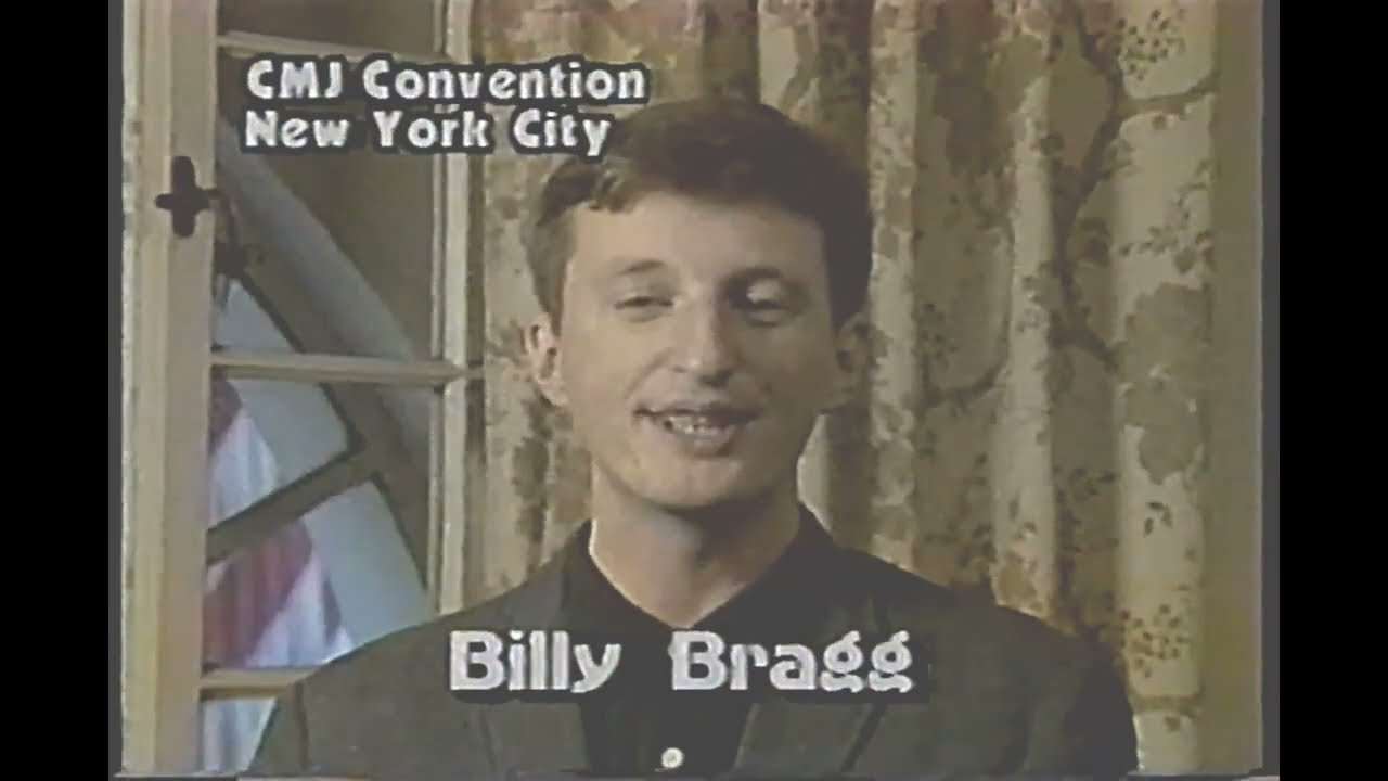 Billy Bragg + Abbie Hoffman Political Party at CMJ - MTV 120 Minutes 11/22/87